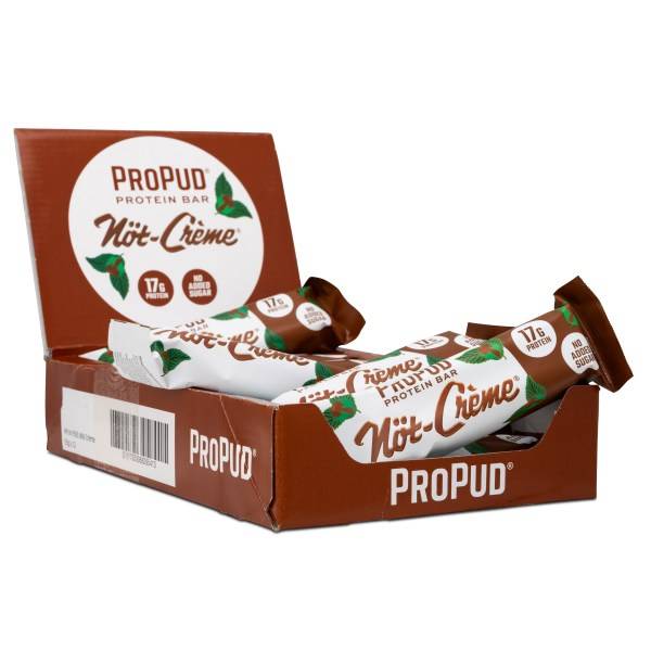 ProPud Protein Bar, Nöt Creme, 12-pack