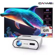 CAIWEI A10R Projector 4k Android for Home Full HD 1080P Auto Focus Wifi 6 3500 ANSI Smart TV Portable Beam projetores no brasil