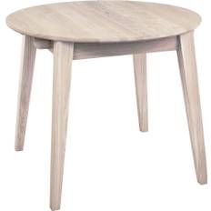Matbord Genova förlängningsbart 90-130x90 cm whitewash oak