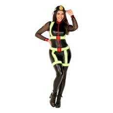 Brandmand Catsuit Kostume Deluxe - Small