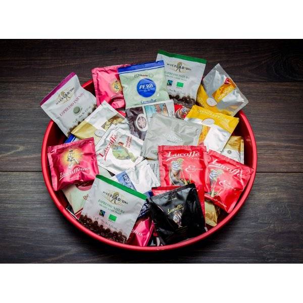 50 valfria espresso pods