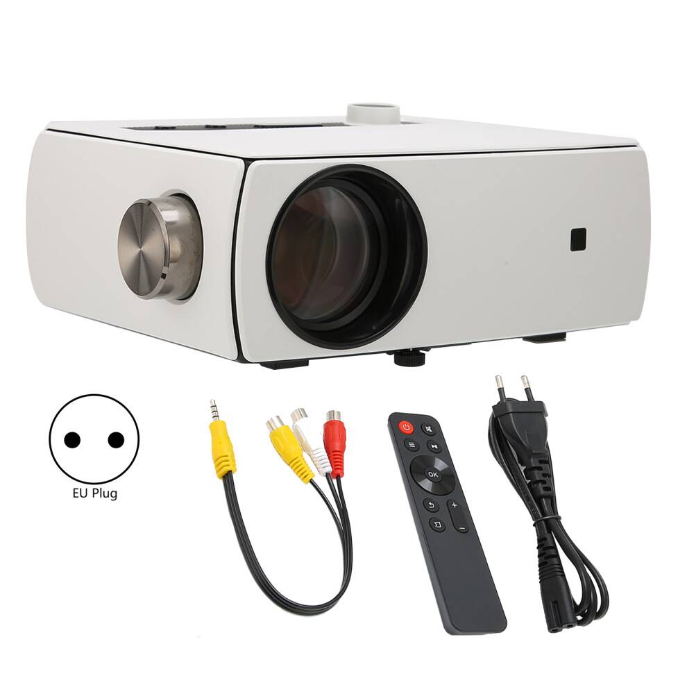 WiFi- og Bluetooth-projektor, 4K-kompatibel, Full HD, 1080P, Smart Keystoning, automatisk korrektion, Avanceret termisk styring, Universel