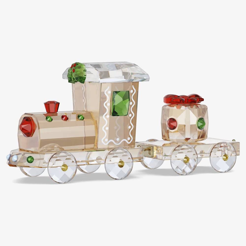 Swarovski Holiday Cheers Train Set Figurine 5732578 - Brown