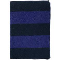Klippan Uldplaid Unni Stripe Clematis Blue/ - NO_SIZE Plädar Från Magasin - 0008 (NO_SIZE)