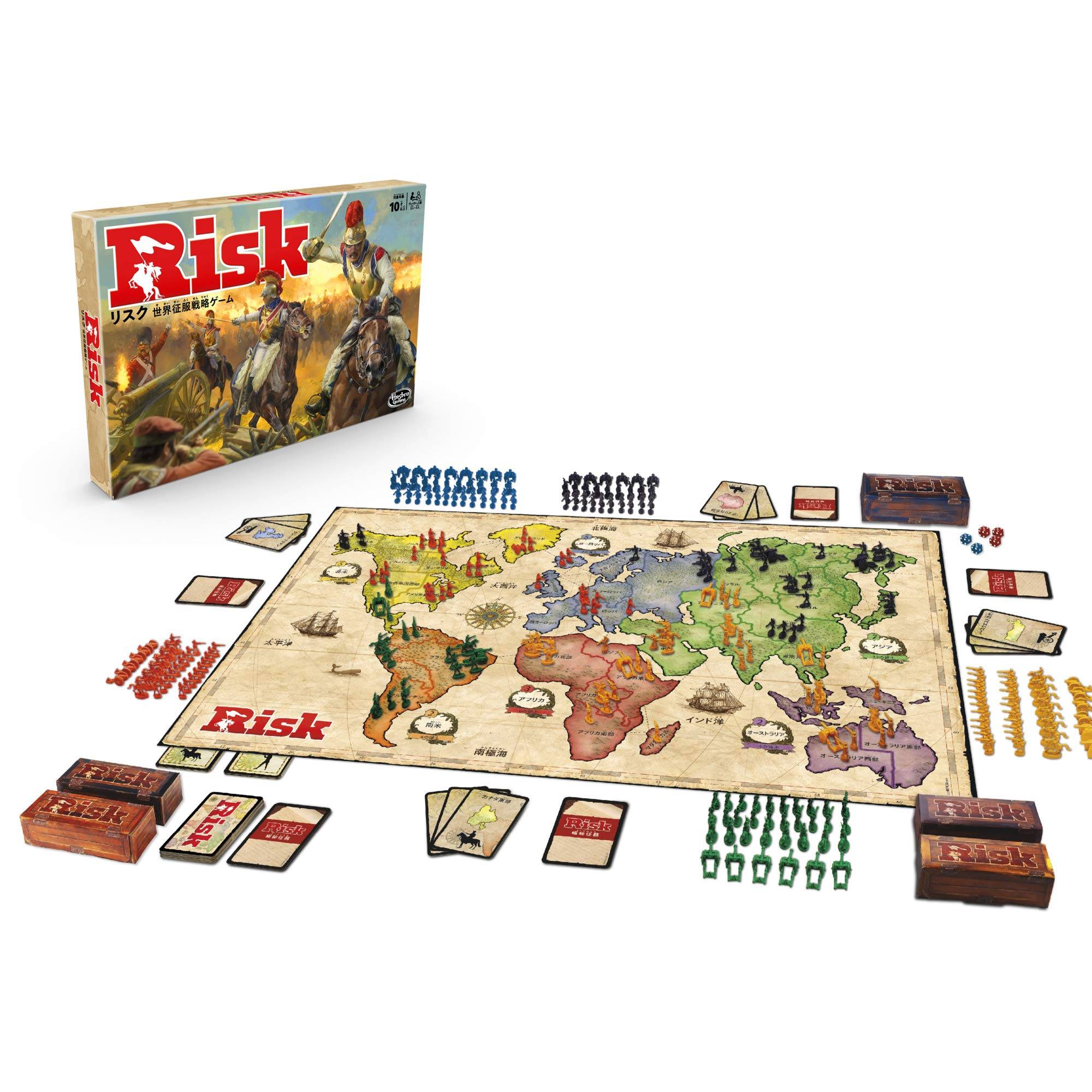 Hasbro Board Game Risk World Domination Strategy Game Japanese Edition Age 10 and Up Players B7404 2-5