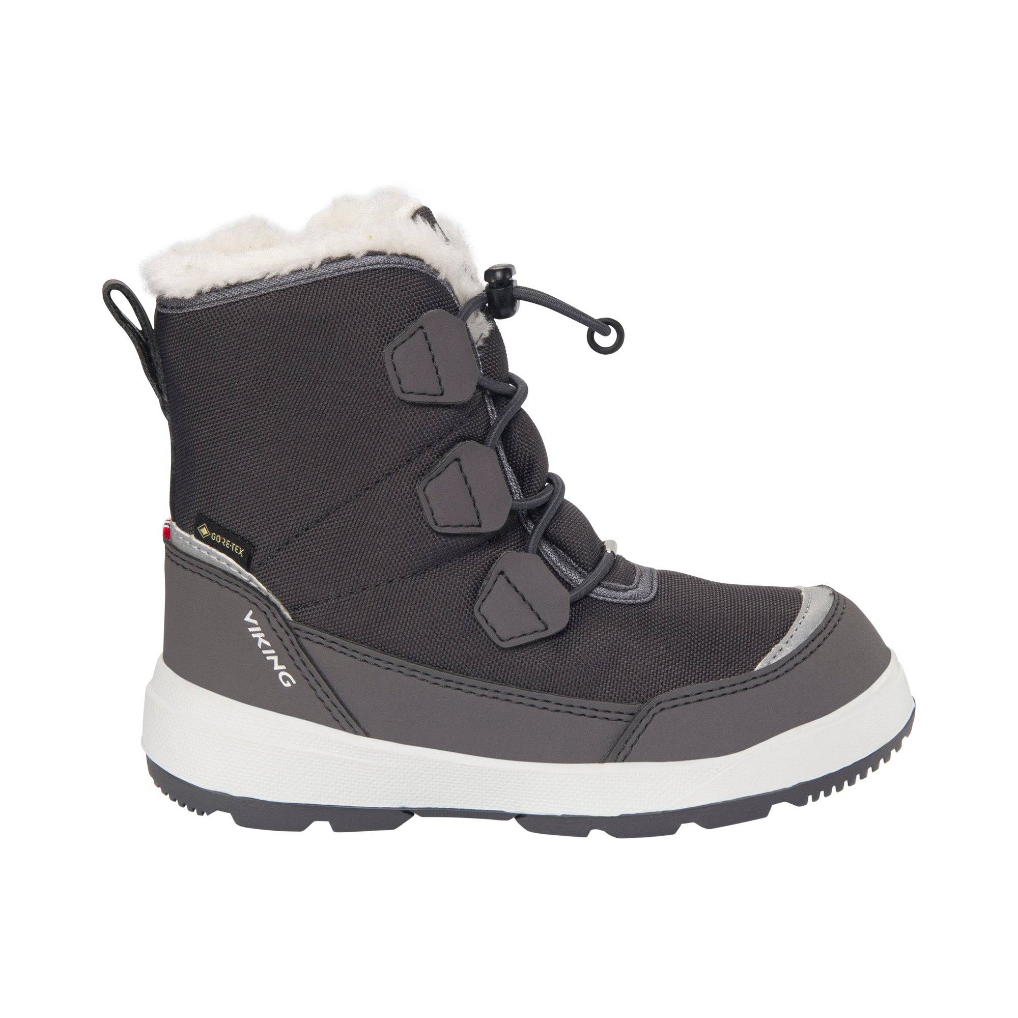 Viking Toasty Warm GTX Zip Børnestøvler - Dark Grey - Dark Grey / 24