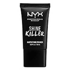 NYX Professional Makeup Primer, Shine Killer, sminkbas, vegansk formel, matt kolpulver mot oljig glans, 20 ml