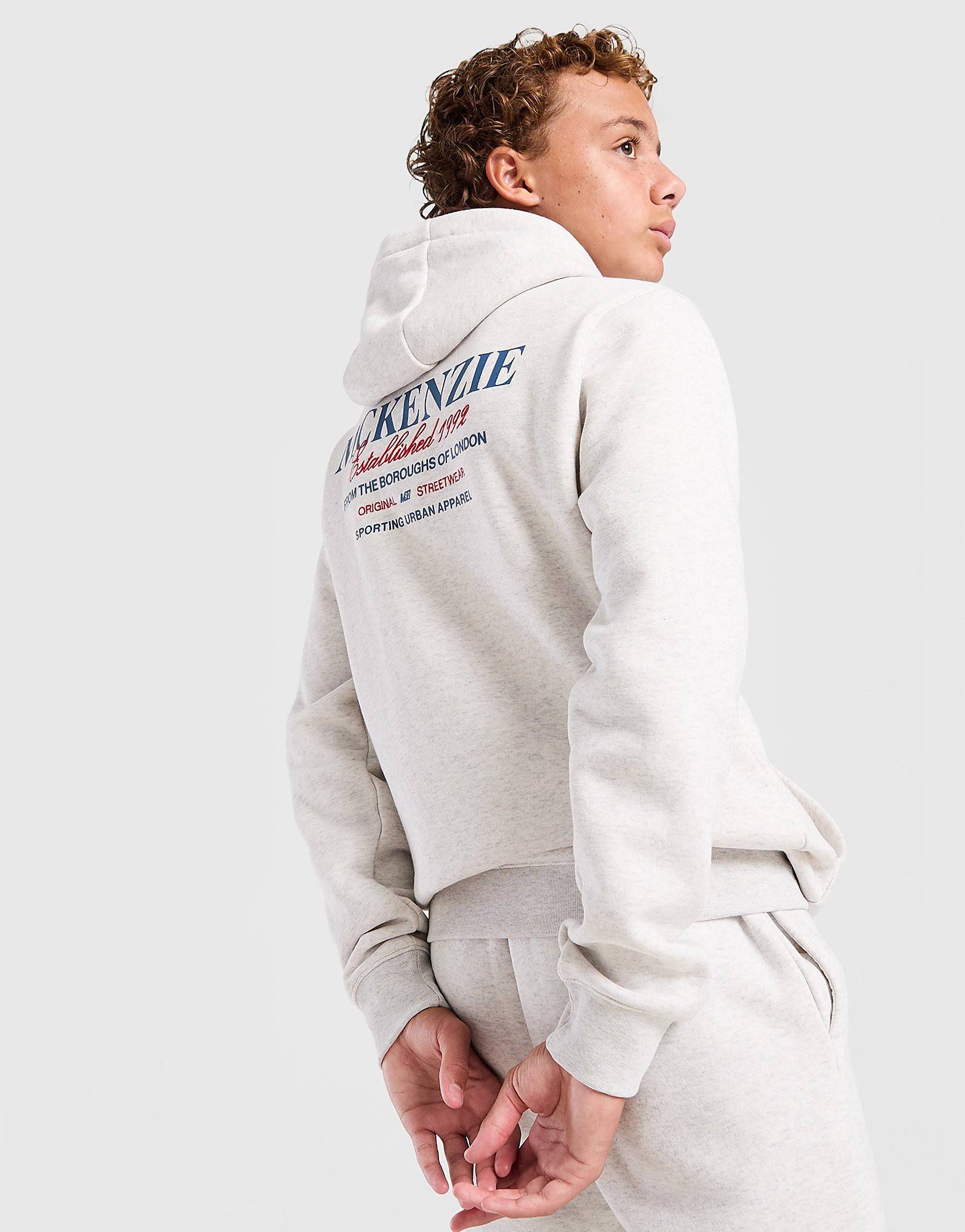 McKenzie Type Overhead Hoodie Junior, grå - 13-15Y