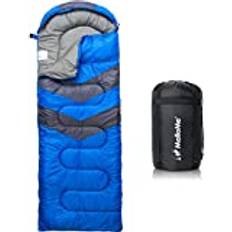 MalloMe Sovsäck Vuxen och Barn - Sovsäckar för Vuxna Ultralatt vattentät - Camping Sovsack lätt Varm 3-4 Säsong Sommar Höst Vinter Vår - Kompakt Sleeping Bag och Liten för Resan, Stora för komfort
