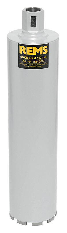 REMS diamantbor Ø112x420mm UDKB kernebor 1 1/4'' til tør- & vådboring