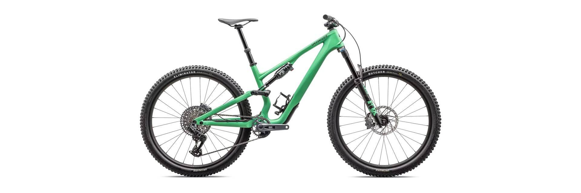 Specialized Cykel, Stumpjumper 15 Comp LTD, Satin Electric Green / Satin Forest Green, TestBike