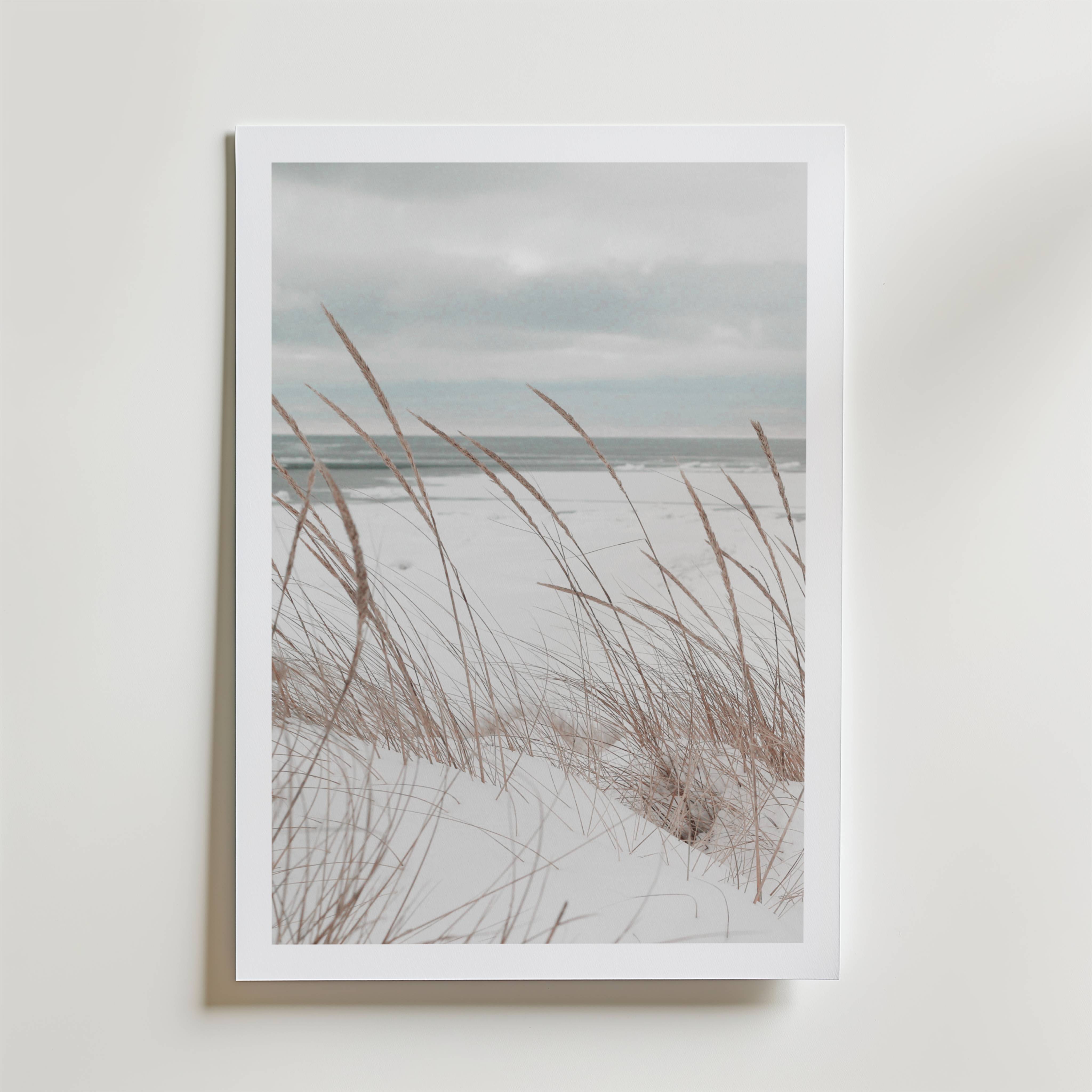 Nordic Shore Dune Poster - Fine Art Poster 40x50 cm