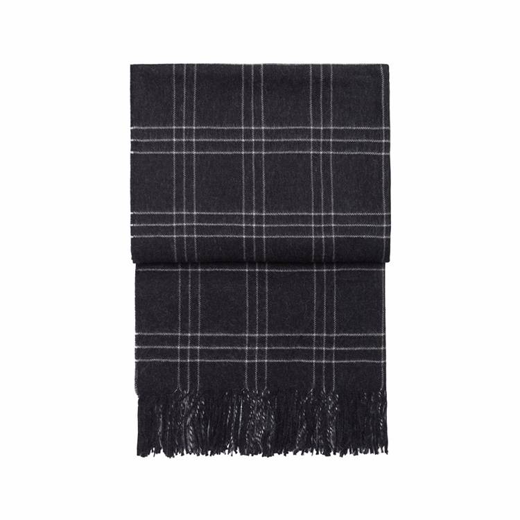 Elvang Superior Plaid Dark Grey/White