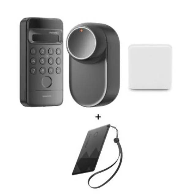 Smart Lock Ultra + Hub Mini Matter + Keypad Vision + NFC-Tracker