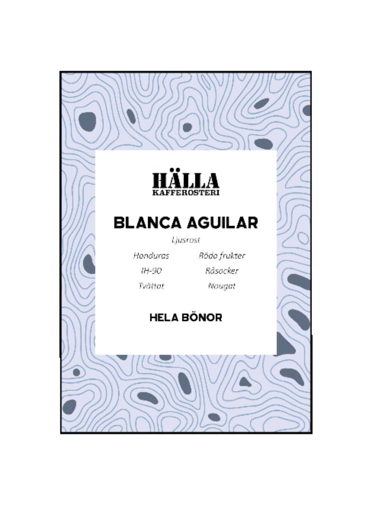 Hälla Kafferosteri Blanca Aguilar kaffebönor 250g