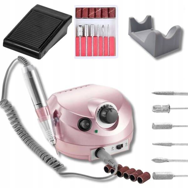 NEGLEFRÆSER 65W MANICURE PEDICURE TIL FJERNELSE AF GELHYBRIDER + FRÆSERE