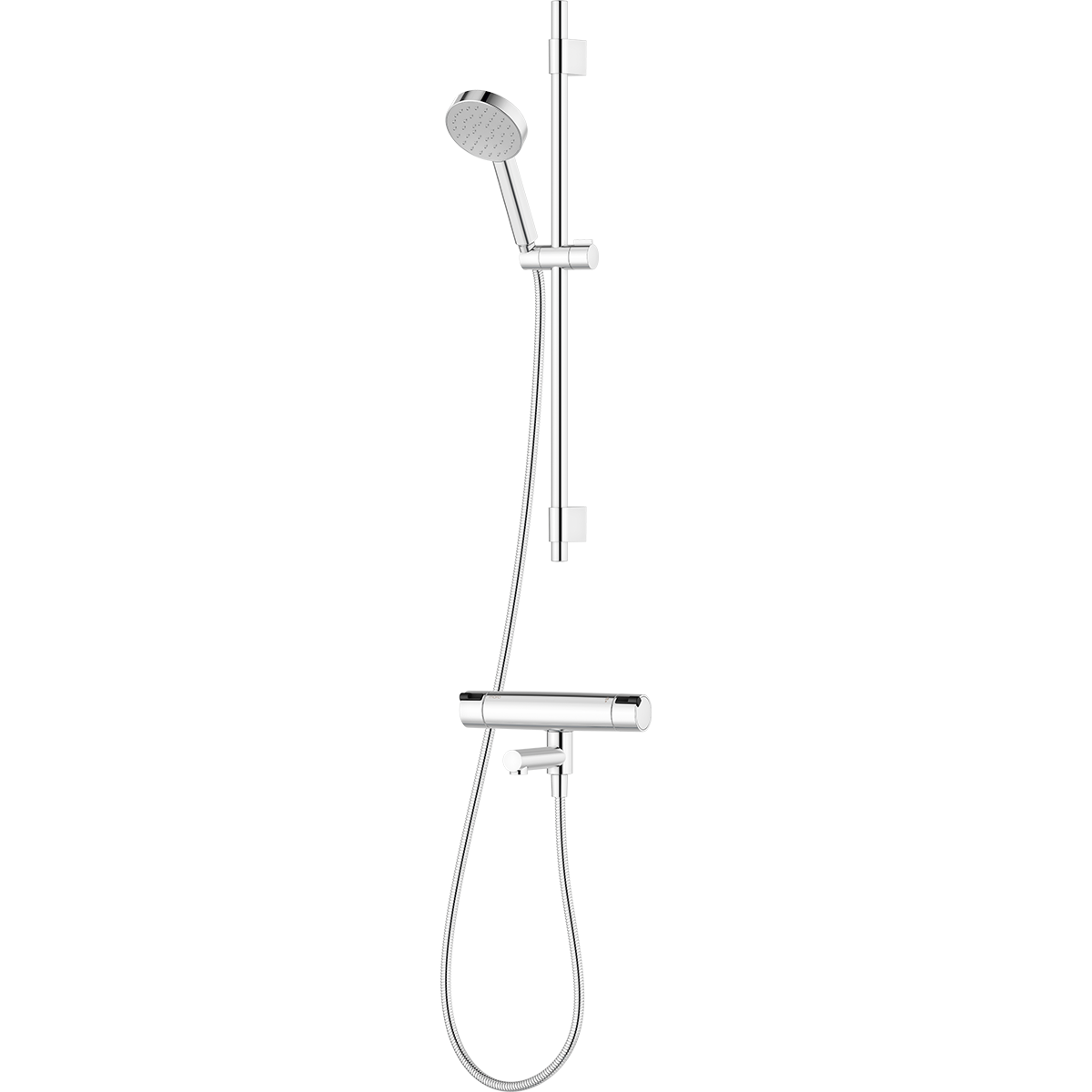Mora MMIX II 331705 Duschset med badkarsblandare, 150 c/c, krom