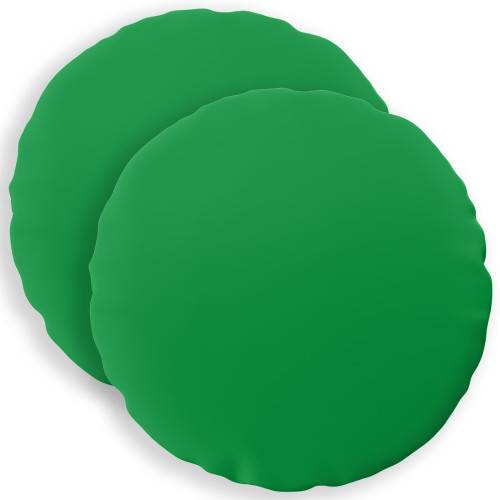 Kuddöverdrag 2 st HEERLEN Grön Ø 60 cm Polyester