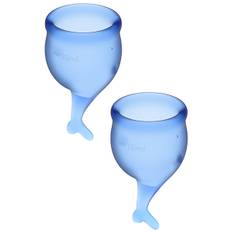 Satisfyer Feel Secure Menstrual Cup Blue
