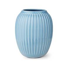 Kähler Hammershøi Vase - H 21 cm - Stentøj - Lyseblå