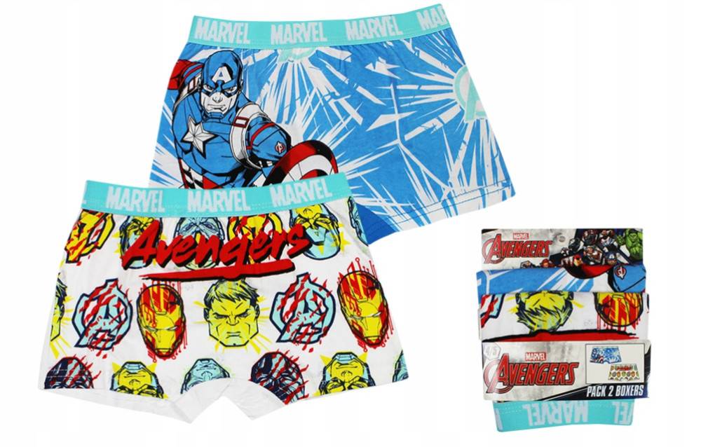 Avengers barnboxershorts 2-pack 6/8 år
