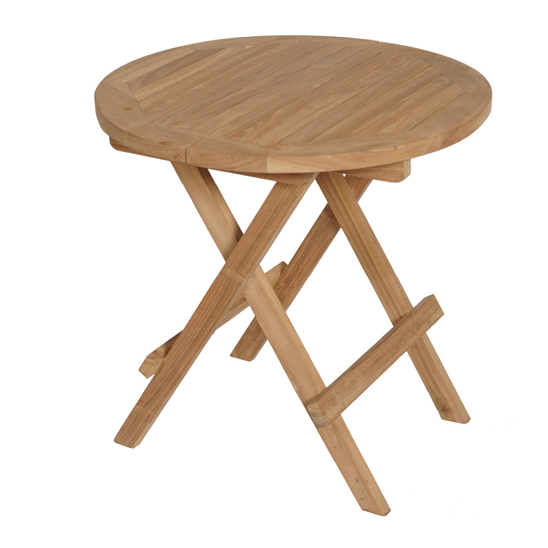 Utomhussidobord Tropea fällbart sidobord Ø50 cm Baltic Garden