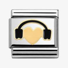 Nomination CLASSIC Gold Valentine Heart Headphones 030283/01