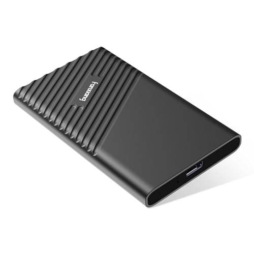 fanxiang 4TB bärbar extern SSD, upp till 2000 MB/s läsning, USB-C USB3.2 Gen2x2 PSSD, extern solid state-enhet kompatibel med stationär dator/bärbar dator/smartphone/XBOX (PS2000W)