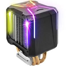 EMPIRE GAMING -GUARDIAN S-V201 Processorfläkt för spelare PC-Aluminiumkylare 4 koppar värmerör - CPU-fläktar RGB adresserbara spelare -Silent Heat Sink-Intel och AMD