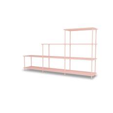 Montana QS Free 321000 Reol 203,4x109,9x38 cm - Ruby