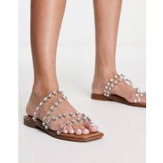 Steve Madden – Skyler – Genomskinliga sandaler med strass