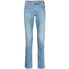 BOSS - slim fit-jeans - herr - bomull/polyester - 36/36 - Blå
