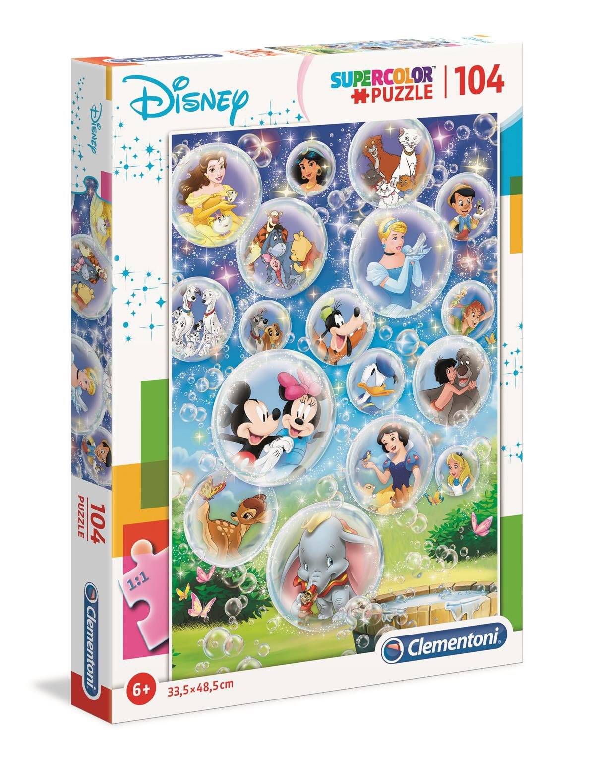 Clementoni - Puzzle Super - Disney Characters (104 pcs)