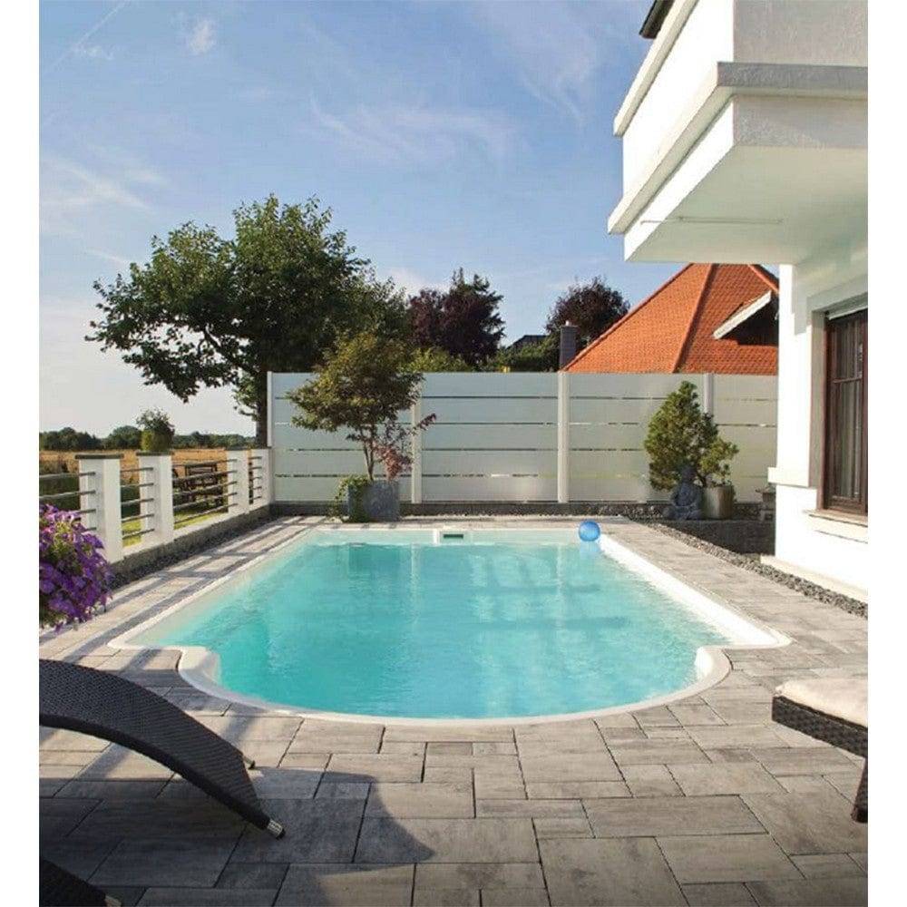 Fjordpool Glasfiberpool Motala 6x3x1,4m - 6x3x1.4m