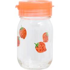 Yagi Kaiho Preservation Bottle Glass Bottle in Presentation Box Painted Kaiho Kiln Traditional Craft Diameter x Height Respect for the Aged Day Gift jordgubbe