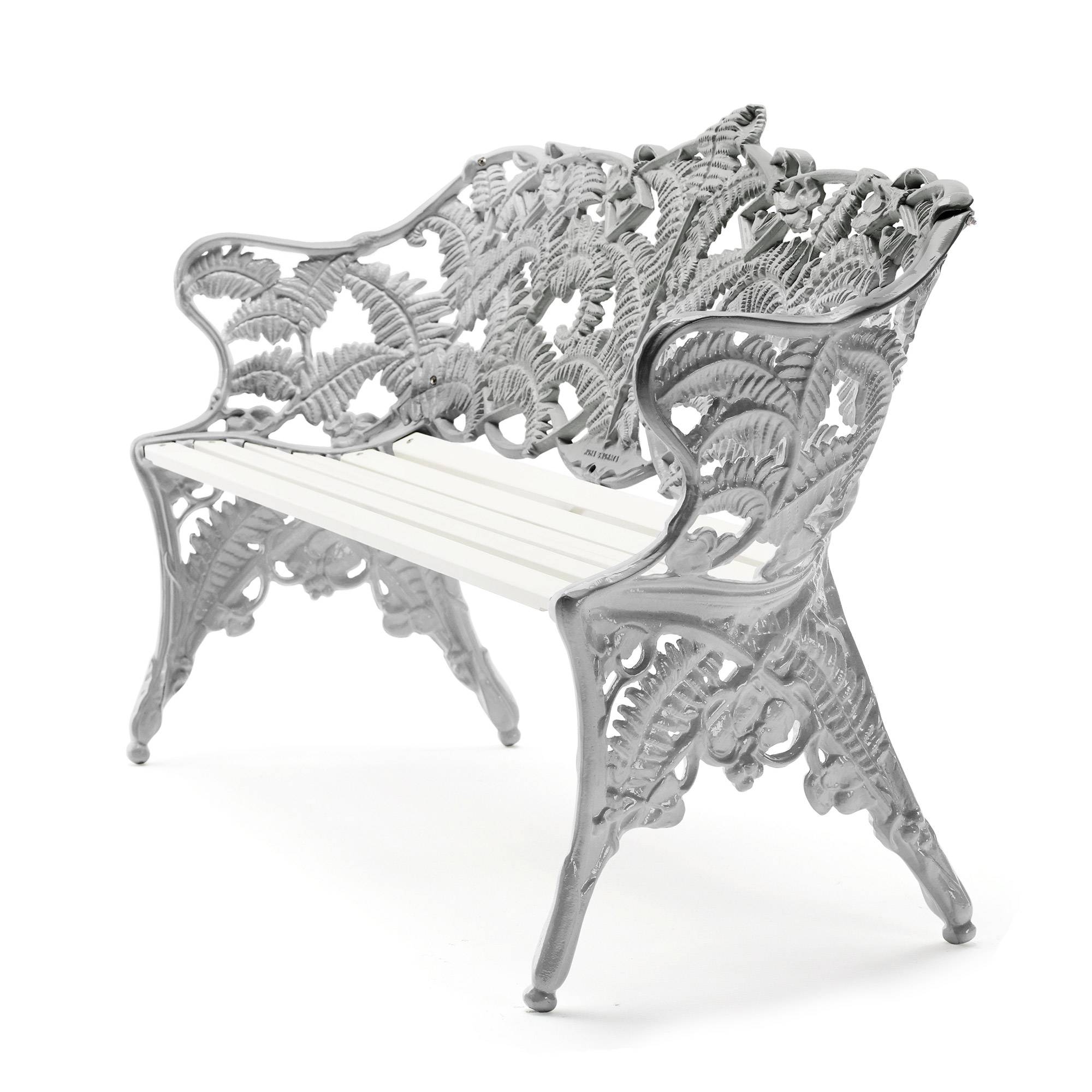 Byarums Bruk - Classic Ormbunkssoffan Vitlackerad Furu/Natur (Aluminium) - Utomhussoffor