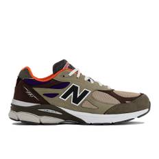 New Balance Mænd MADE in USA 990v3 i Blue læder, Størrelse 38