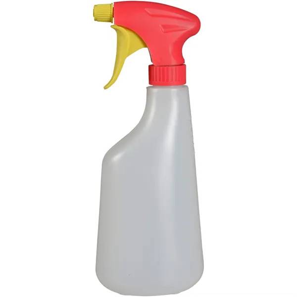 Sprayflaska, Vikan, 630 ml, matt, med blandade färger på sprayhuvudet