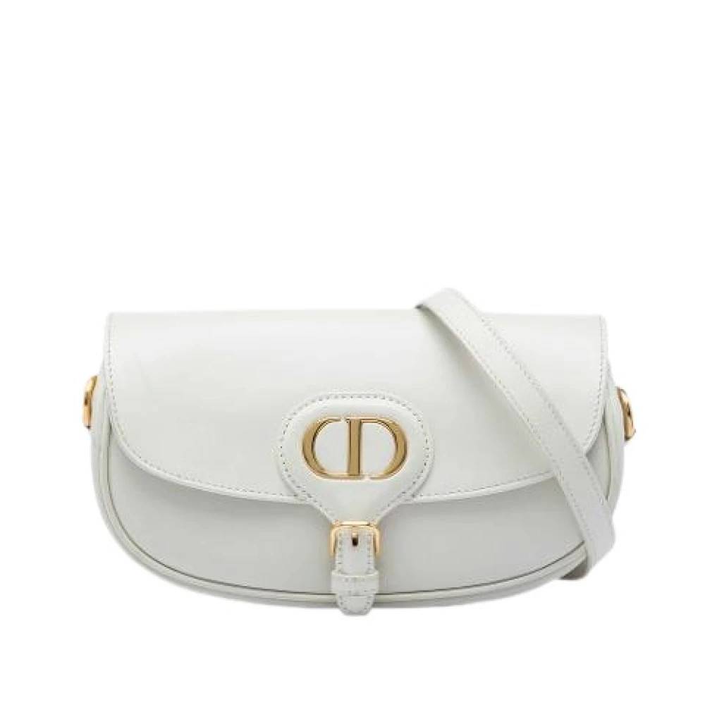 Dior Vintage Pre-owned Bobby East West Crossbody Bag - Vintage - Dame - Hvid - ONE SIZE - Uld