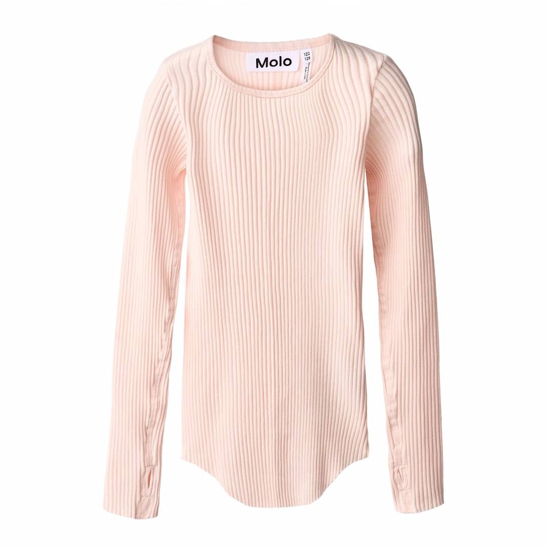 Molo Rochelle Langærmet T-shirt Rose Hips Rose Hips 110/116 cm Lyserød 110/116 cm Piger