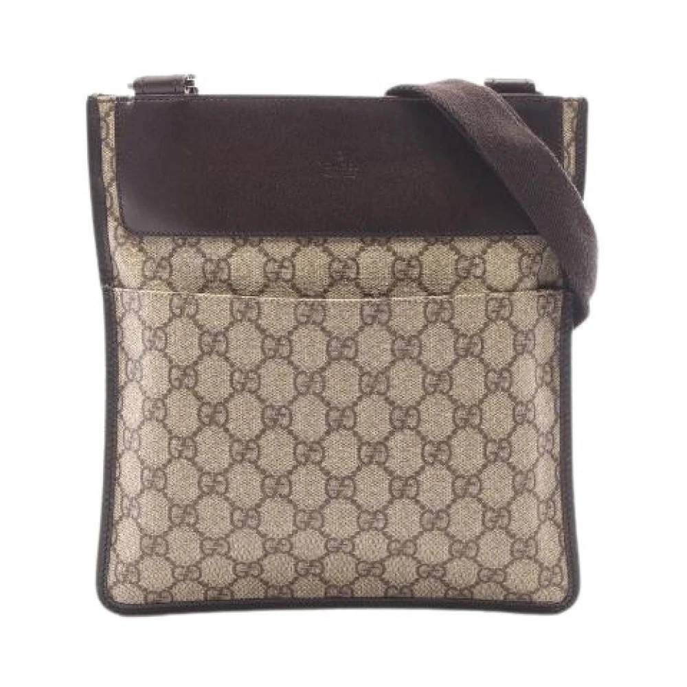 Gucci Vintage - Pre-owned GG Supreme Coated Canvas Shoulder Bag Vintage - Dam - ONE Size - Läder