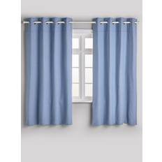 Next Blue Eyelet Blackout Curtains