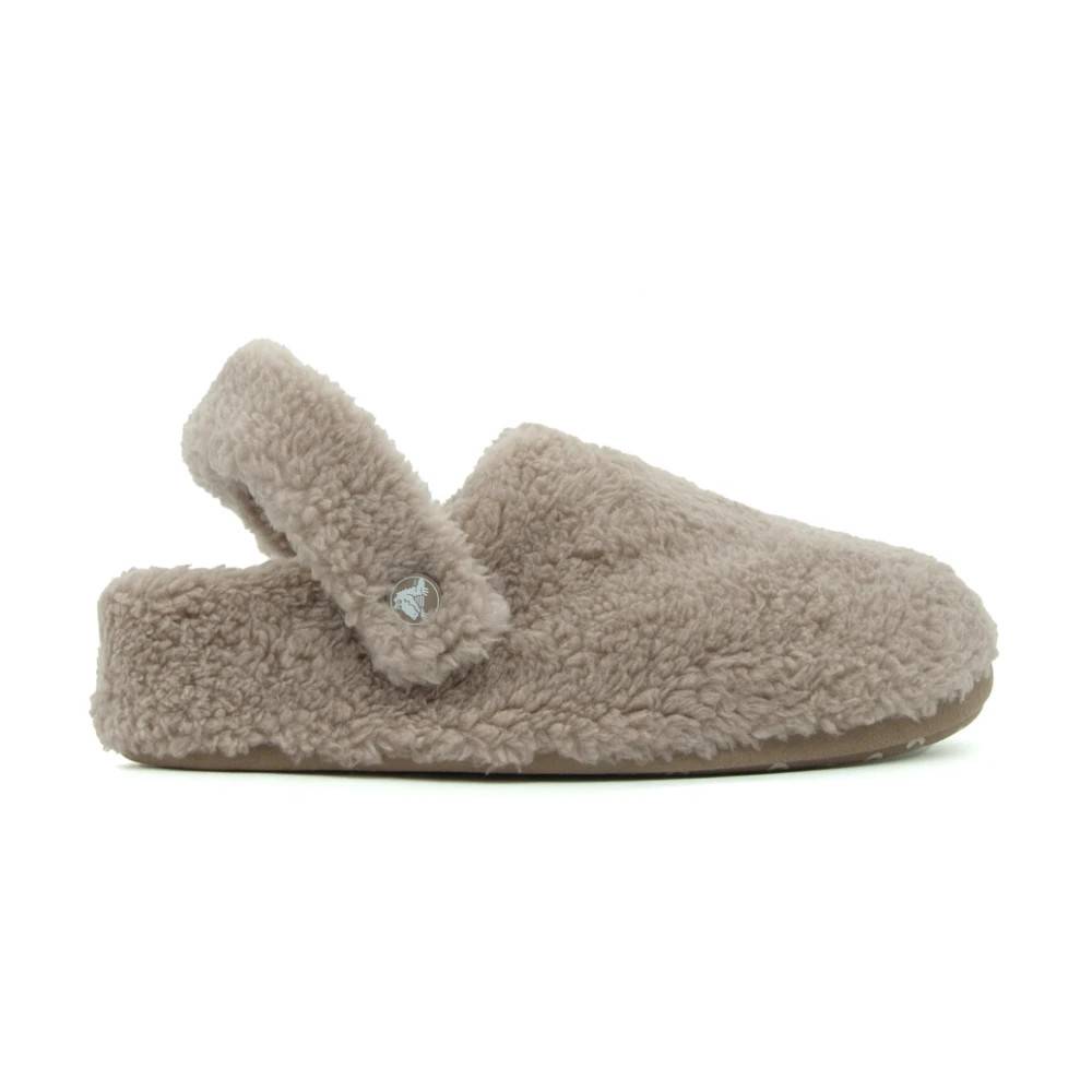 Crocs Classic Cozzzy Slipper - Sko - Dame - Beige - 41 EU -