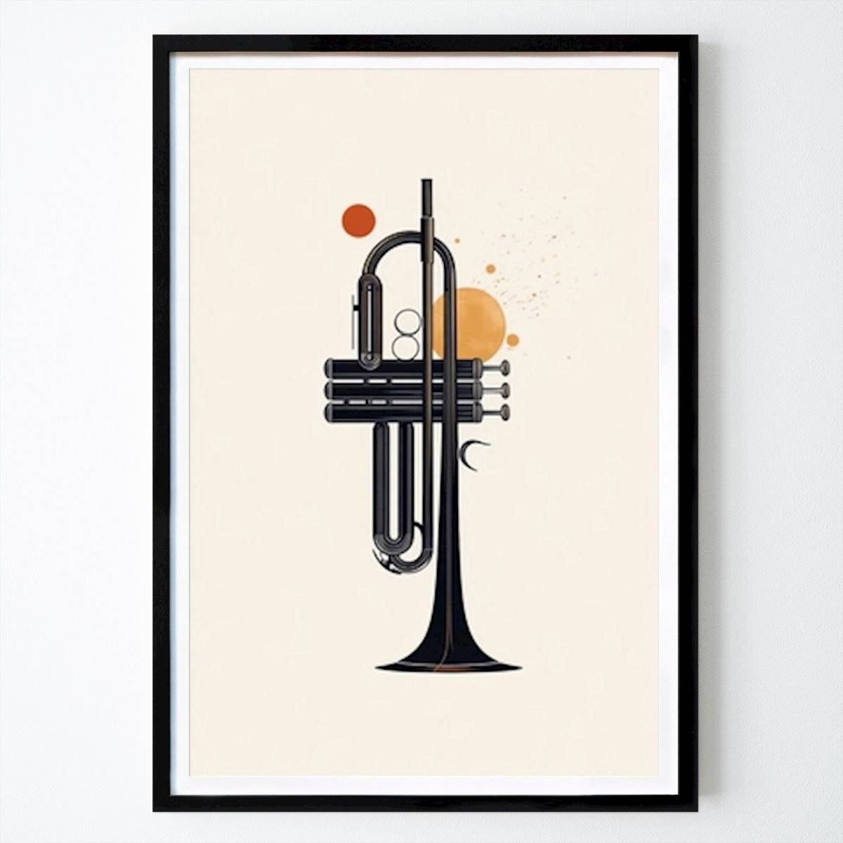 Jazzvibbar: Trumpets elegans - Poster av Z String - Illustration