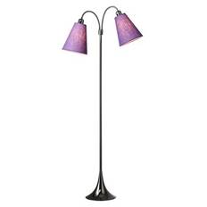Fodgænger Gulvlampe - Sort Forkromet - Lilla - Nielsen Light