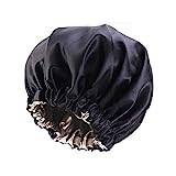 Satin Bonnet Silk Bonnet Hårhuven För Sovande Satinhuven För Hårhuven För Kvinnors Motorhuv För Naturligt Hår, Badrum Toaletttillbehör