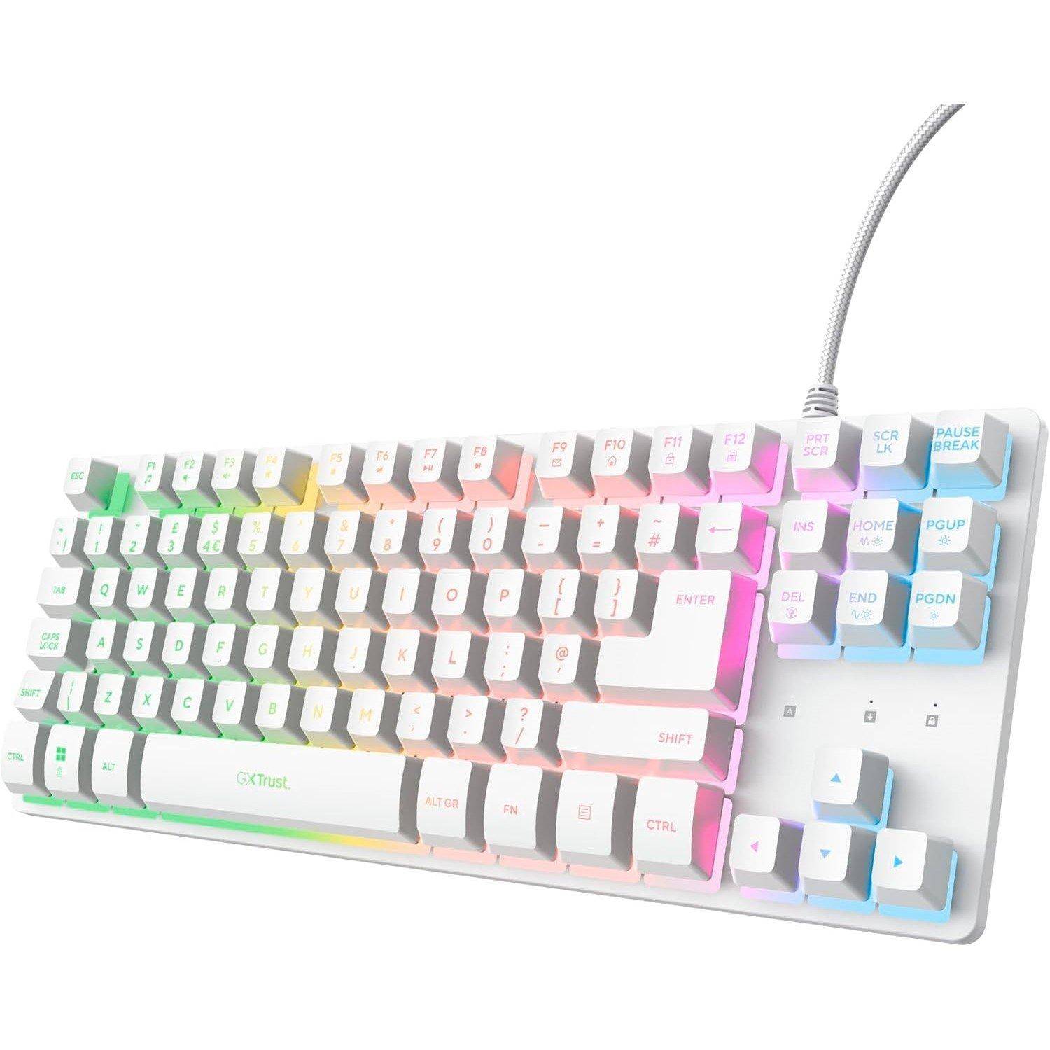 Trust Gxt 833W Thado Tkl Illuminated Rgb Gaming Keyboard