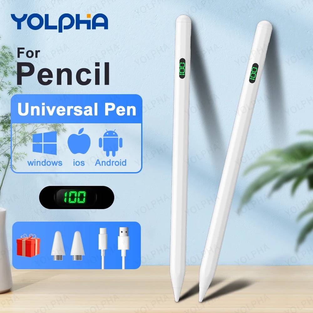 Universal Stylus Pen for IPad2018-2024 & Mobile Phone Touch Screen Pen for Android Xiaomi HUAWEI IOS Samsung Magnetic Digital Pe