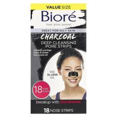 Deep Cleansing Pore Strips, Charcoal, Nose Strips 18 Pieces