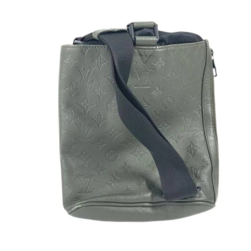 Louis Vuitton Vintage Pre-owned Monogram Shadow Skuldertaske - Vintage - unisex - Grøn - ONE SIZE - Uld